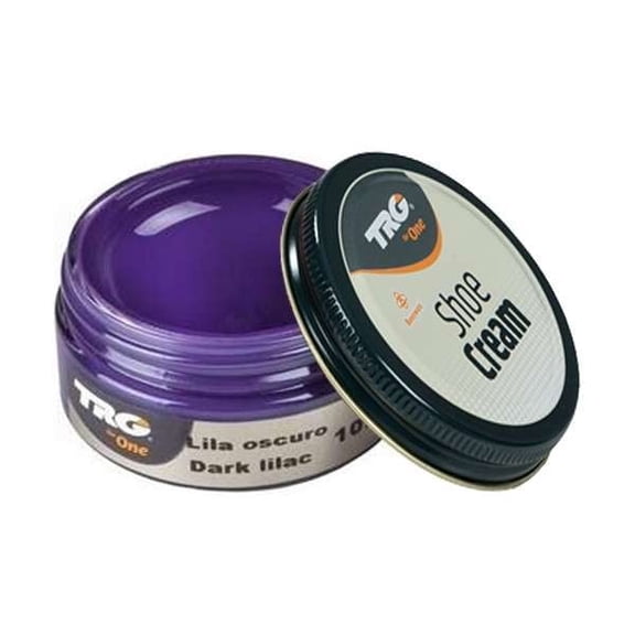 TRG Dark Lilac 102 Shoe cream with beeswax, one of the best shoe polishes that nourishes, maintains, shines and enhances the color of leather shoes and leather boots.