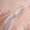 thumbnail image 3 of Move Over Baby Pink Ruffle Duvet Cover Set Twin Size 2 Pieces Ultra Soft Farmhouse Solid Pink Ruffled Bedding Set No Filling, 3 of 9