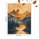thumbnail image 3 of Qisvanset Framed Canvas Wall Art 12x16 Inch Vintage Hymn Landscape How Great Thou Art, 3 of 5