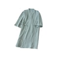 thumbnail image 1 of Sonducket Kimono primavera verano algodón crepé camisón bata de baño media manga hogar Hotel pijamas ropa de dormir Pijama Verde Mujer/L Sonducket AP019175-04, 1 of 6