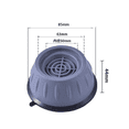 thumbnail image 2 of Pie para lavadora antivibración de 4 piezas, soporte para lavadora antivibración, pie para lavadora, adecuado para electrodomésticos como lavadoras y lavadoras, 2 of 5