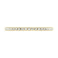 thumbnail image 2 of 14K Yellow Gold Half Eternity Diamond Wedding Band Ring for Women (0.15 Carat) (Ring Size 9), 2 of 6