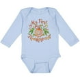thumbnail image 3 of Inktastic My 1st Thanksgiving Pumpkin Vegetables in Orange and Green Boys or Girls Long Sleeve Baby Bodysuit, 3 of 5