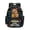 Black - Capybara, variant on Galaxy Cat Print Large Capacity School Backpack, Multi-Pocket Lightweight Bookbag with Side Mesh Pockets for Elementary & Middle School Students Daily Use