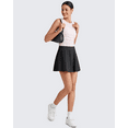 thumbnail image 6 of G4Free Tennis Skirts for Women Elastic Waist Pleated Casual Athletic Golf Pickleball Skorts with Pockets, 6 of 8