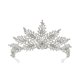 thumbnail image 1 of Zhuge Tiara de boda para novia, diadema de princesa, corona de novia, joyería para el cabello con diamantes de imitación de cristal, decoración para novia, cumpleaños, graduación, boda (plateada), 1 of 5
