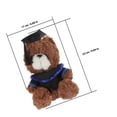 thumbnail image 2 of Raindrops 1Pack Soft Fluffy Doll in Blue Striped for Home and Graduation Decorations, 2 of 6