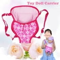 thumbnail image 3 of SharkTRUE Sleeping Clothe Baby Dolly Toy Accessories Doll Toys Carrier Backpack, 3 of 8