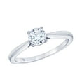 thumbnail image 2 of 1/2 Carat T.W 10K White Gold Lab Grown Diamond Round Solitaire Engagement Ring., 2 of 4