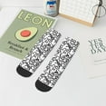 thumbnail image 7 of Pofeuu Hand Drawn Snake Print 30cm Socks, Adult Running Hiking Socks for Youth and Adult, 7 of 7