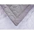thumbnail image 5 of Set of 2 Pillow Shams Standard Size Floral Quilted - Perfect for Bedding Decor (Grey), 5 of 6