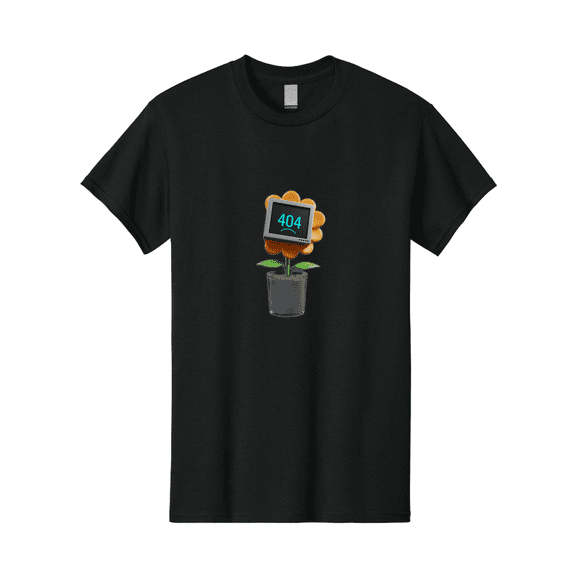 404-Flower Mens Graphic Tee, 100% Cotton, Casual Summer Wear BAA094