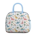 thumbnail image 2 of Womens White Dinosaurs Rainbows Plants Pattern Lunch Box for Work,Insulated Lunch Bag for Women,Loncheras Para Mujer,Leakproof Adult Lunch Bag for Work,Beach,Travel,Picnic,Camping, 2 of 7