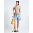 thumbnail image 2 of Free Assembly Women's Smocked Demi Underwire Bikini Top, Sizes XS-XL, 2 of 5