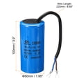 thumbnail image 2 of CBB60 60uF Running Capacitor, AC 450V 2 Wires 50/60Hz Cylinder 100x50mm for Motor Start, 2 of 5