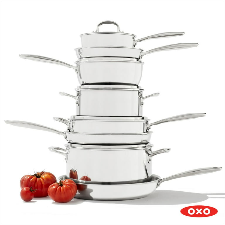 OXO Good Grips Stainless Steel Pro 13-Piece Cookware Set - Loft410