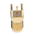 thumbnail image 3 of Conector RF Adaptadores Convertidores para Objetivos Accesorio de Informática Dorado Hugo Conector coaxial de RF de metal, 3 of 10