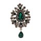 thumbnail image 2 of Broche Pin Decoración Diseño Vintage Elegante Insignia Broches para Mujer Pines Pin de Camisa Verde, 2 of 9