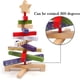 thumbnail image 2 of Árbol de Navidad decorativo de madera multicolor ajustable de 11" para mesa, 2 of 4