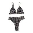 thumbnail image 1 of Traje de baño de playa de verano traje de baño de mujer traje de baño bikini de leopardo traje de baño dividido, 1 of 7