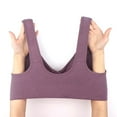thumbnail image 4 of Women‘s Soft Cotton Front Closure Bralette  Floral Print  Wire   Vest Style  Plus Size, 4 of 5