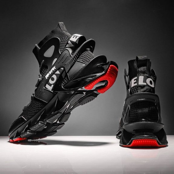 Blade Sneakers Casual Men's Shoes, Breathable Men's Shoes, Shock-Absorbing Shoes, Tennis Shoes, Trainer Race Shoes