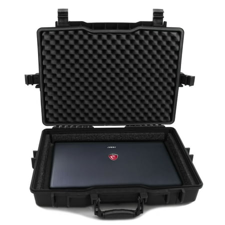Waterproof 17.3 Laptop Case fits MSI Gaming Laptop MSI GP63 Leopard and More with Accessories, Includes Case Only by
