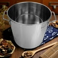thumbnail image 3 of Miangastore Crawfish Cook Pot Stainless Steel Bucket Meta Stewed Pot Metal Stockpot Seafood Stew Pot, 3 of 9
