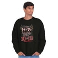 thumbnail image 5 of My 9-5 Job Deer Hunting Antlers Sweatshirt for Men or Women Brisco Brands M, 5 of 6