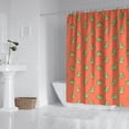 thumbnail image 2 of Coral Green Dinosaur Pattern Shower Curtain 84"x72" ,Bathroom Decorative Shower Curtains Set with 12 Hooks,Modern Waterproof Washable Shower Curtain, 2 of 6