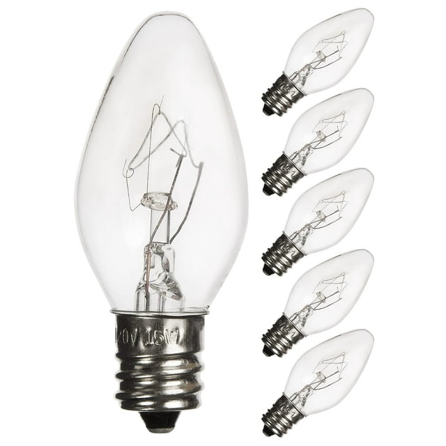 Bombillas de sal OHLGT, 15 W, paquete de 6, enchufe E12, 110-120 V