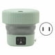 thumbnail image 1 of Lavadora de cubos plegable de 6L, Mini lavadora plegable portátil para calcetines, ropa interior, 100-240V, enchufe verde de EE. UU., 1 of 14