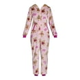 thumbnail image 4 of Holiday Time Women’s Bear Print Union Suit with Hood, Sizes XS-3X, 4 of 4