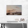 thumbnail image 2 of ARTCANVAS Frozen Waterway 1845 Canvas Art Print by Andreas Schelfhout - Size: 26" x 18" (1.50" Deep), 2 of 9