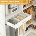 thumbnail image 6 of Aheaplus Closet System Organizer Set with Drawers, Pants Rack, Cube Storage & Hanging Rods – Includes Shoe Storage & Anti-Tip Kit – Expandable, Easy to Install, White, 6 of 9
