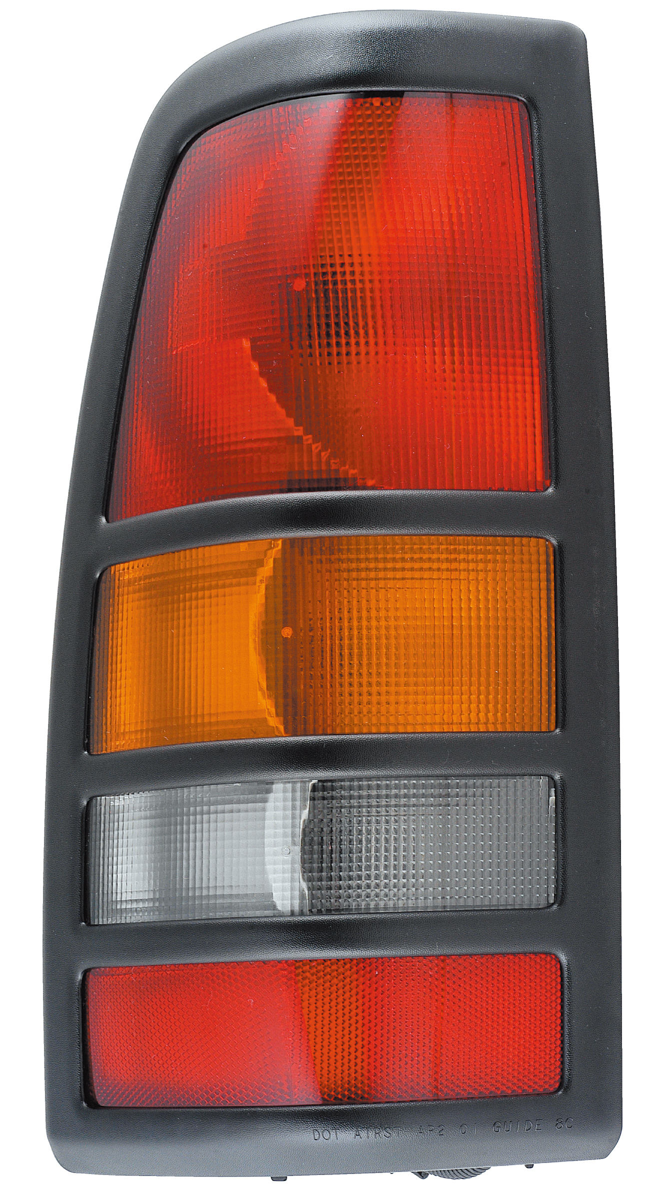 Tail Light for 9902 Chevy Silverado/GMC Pickup 3500 Black Rim Driver