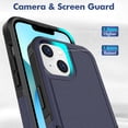thumbnail image 2 of iPhone 14 Plus Case, Allytech Military Grade Protective Anit-Scratch Shockproof Drop Proof Bumper Defender Back Cover Case for Apple iPhone 14 Plus 6.7" - Darkblue, 2 of 5