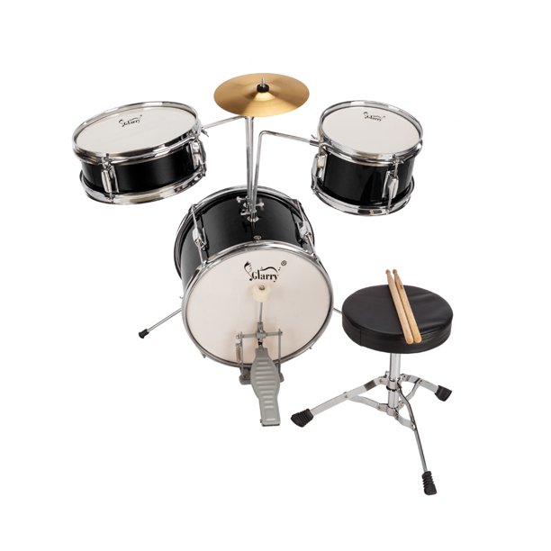 Topcobe 13 * 8 Inches 3Pieces Drum Set Kit for Junior Kids, Pedal Drum