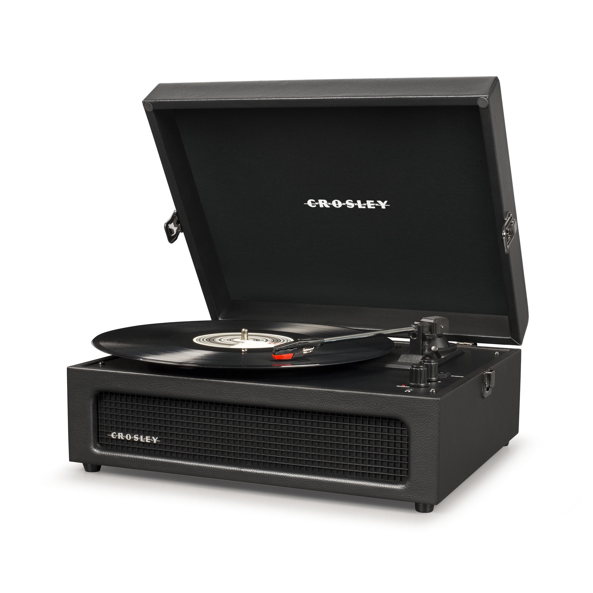Crosley Voyager Vinyl Record Player with Speakers and Bluetooth - Audio Turntables