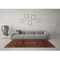 thumbnail image 3 of Ahgly Company Indoor Round Persian Brown Traditional Area Rugs, 4' Round, 3 of 4