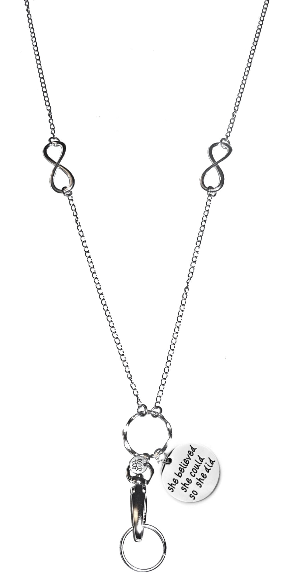 3 Pack of Our Most Popular Charm Lanyards ID Badge Holders Strong Women's