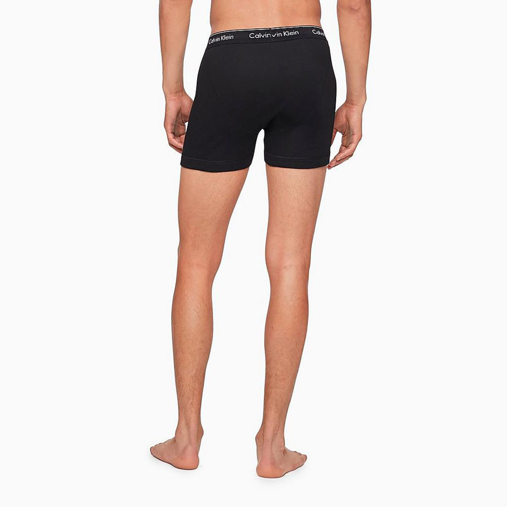 Calvin Klein Men's Boxers 3 Pack Underwear Cotton Classic Boxer Brief NB4003, Black, S