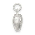thumbnail image 2 of 925 Sterling Silver Hollow Polished Love Heart Charm 9x11mm Wide Pendant Necklace for Women, 2 of 2