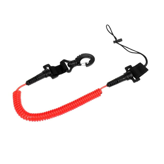 Correa de paleta de bobina DYNWAVEMX Kayak Surf Buceo rojo