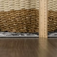 thumbnail image 5 of Hauteloom Kahramankazan Neutral Paisley Farmhouse Living Room Bedroom Dining Room Boho Area Rug - Machine Washable - Bohemian Vintage Carpet - Black, Light Grey, Off White - 6'7" x 9', 5 of 19