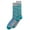 Blue - teal, variant on Alfani Mens Striped Midweight Socks, Green, 10-13