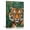 D, variant on XaaKee Jungle Vision Canvas Wall Art Thick Palette Knife Tiger with Banana Leaves Painting Modern Canvas Prints Wall Art Inner Framed 18*12Inch