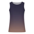 thumbnail image 4 of Xuhomer Tank Tops for Men Printed Gradient Sleeveless Crew Neck Summer T-shirts Runing Active Workout Gym Casual Beach Blouse, 4 of 4