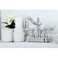 thumbnail image 4 of Elements Of Design EB1601AL Double Handle 4" Centerset Bathroom Faucet - Chrome, 4 of 10