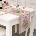 thumbnail image 4 of Easter Bunny Egg Pattern Linen Print Kitchen Dining Room Insulated Decorative Placemat（D）, 4 of 7